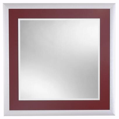 Zrcadlo 69 x 69 cm vínový podklad Lacobel FENIX