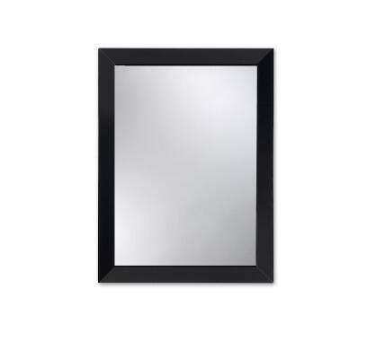 Zrcadlo 80 x 60 cm lišta matelac odstín černá antracit strmá fazeta UNO ANTRACIT